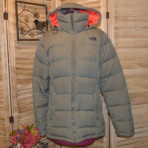 The North Face S Olive Hooded Parka Jacket